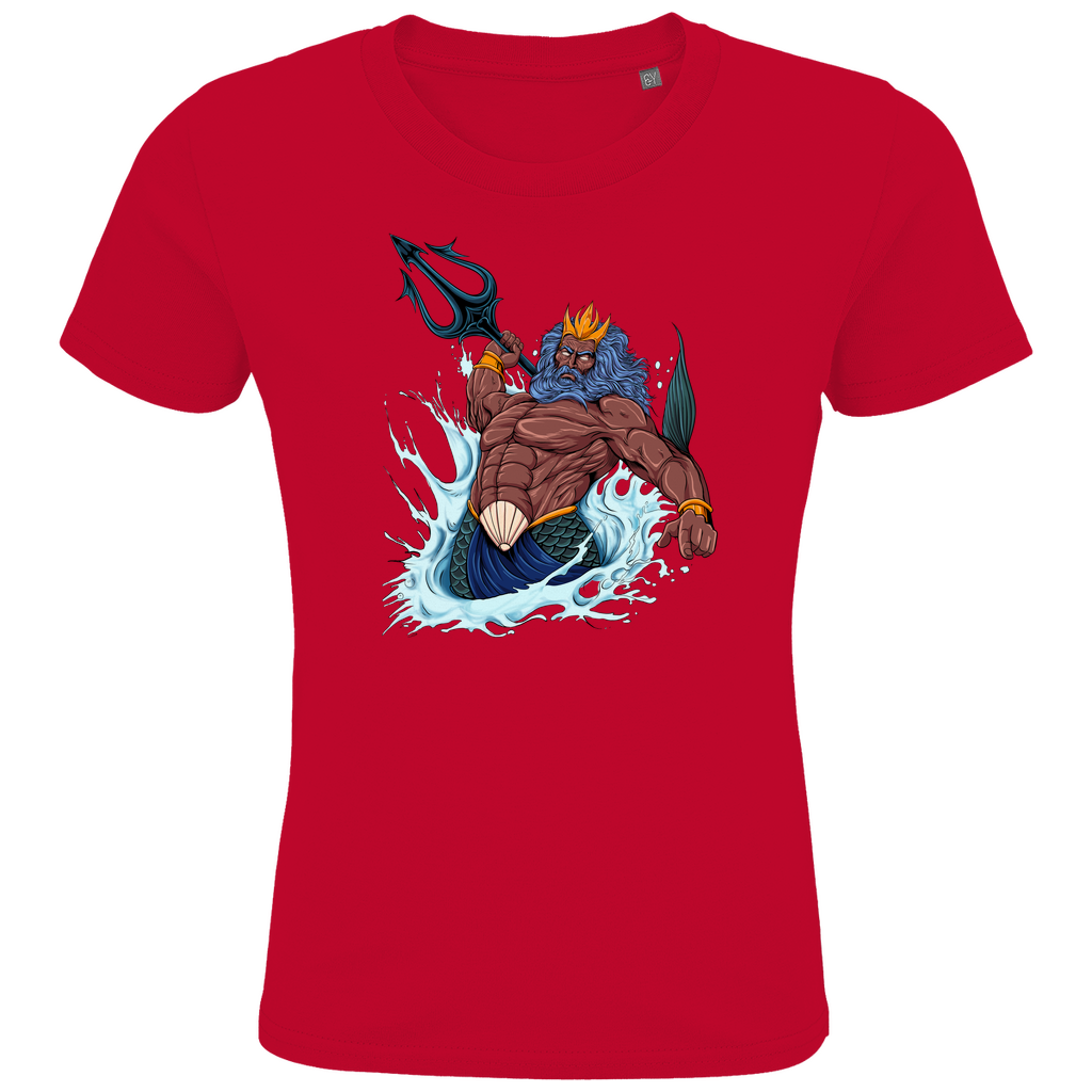 Poseidon - Griechischer Gott - Kinder Premium Bio T-Shirt