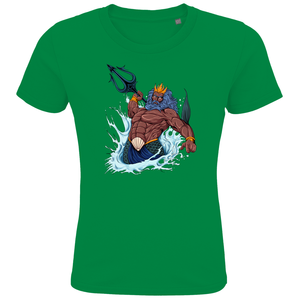 Poseidon - Griechischer Gott - Kinder Premium Bio T-Shirt