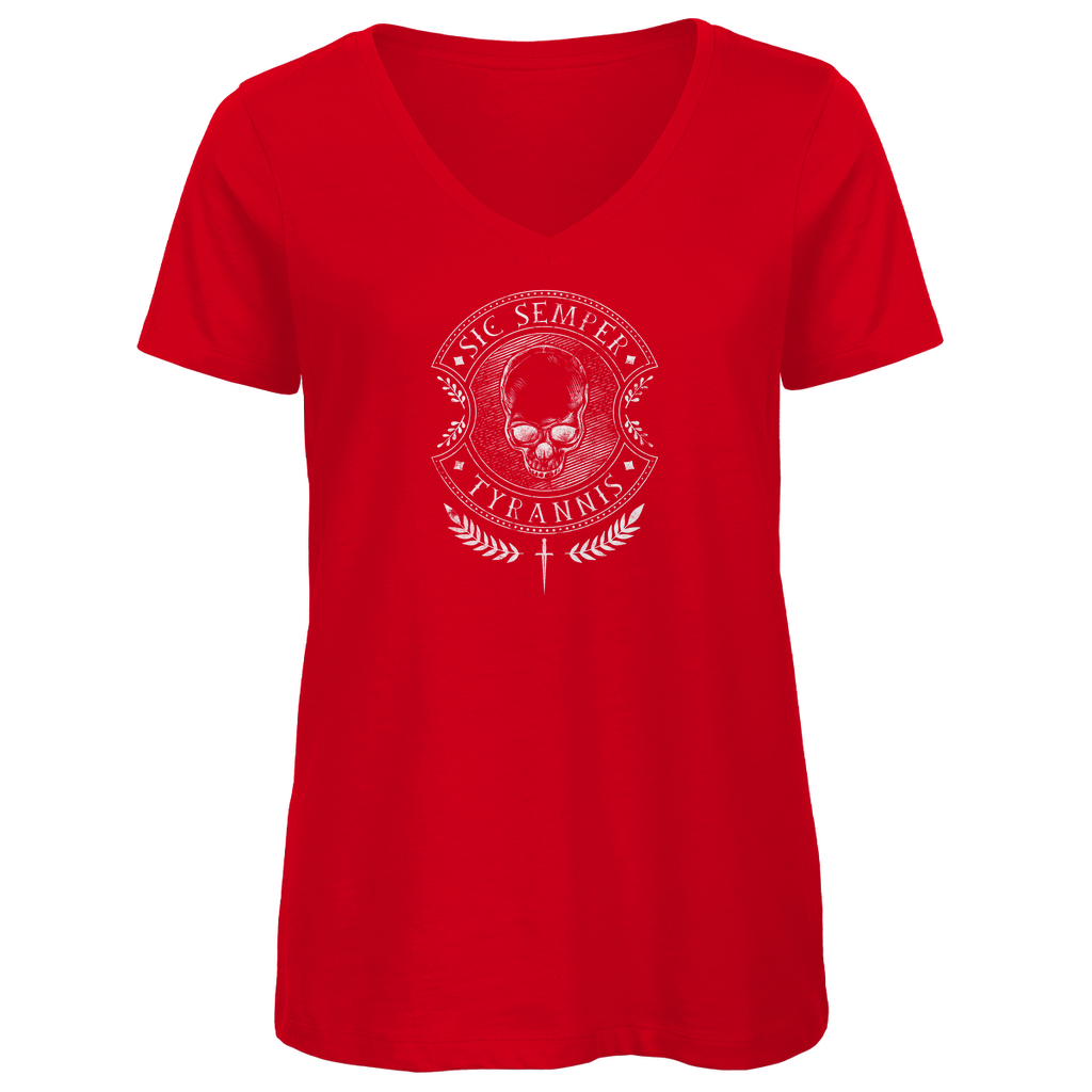 Sic Semper Tyrannis - Damen Premium V-Neck T-Shirt