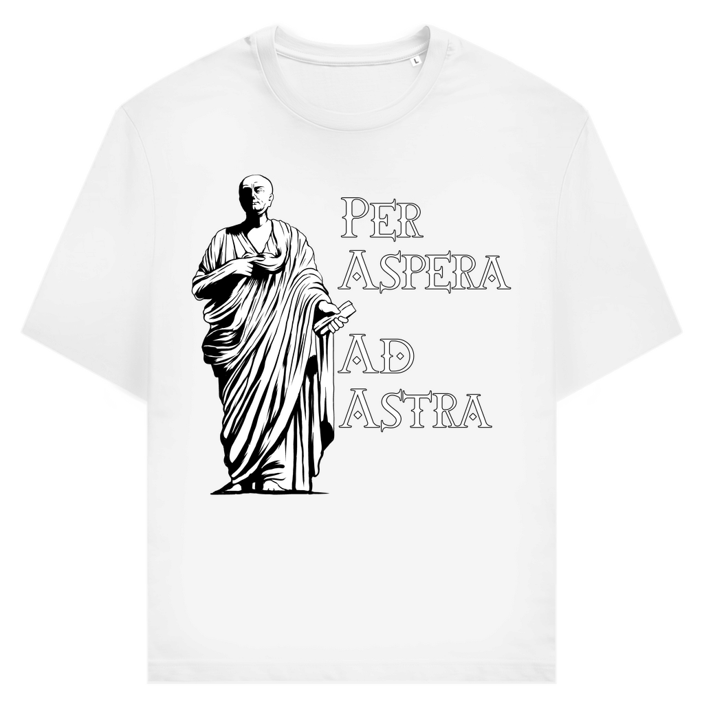 Seneca Zitat Per Aspera Ad Astra - Unisex Premium T-Shirt
