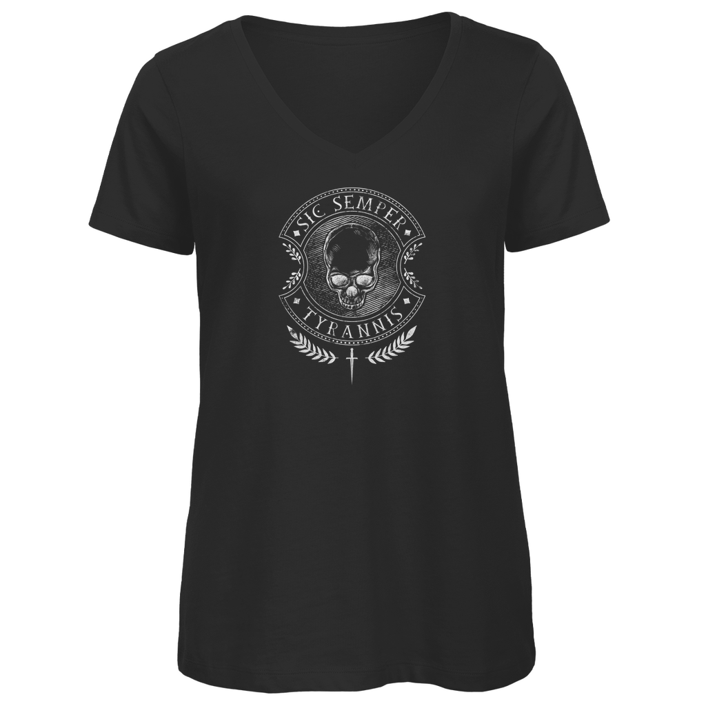 Sic Semper Tyrannis - Damen Premium V-Neck T-Shirt