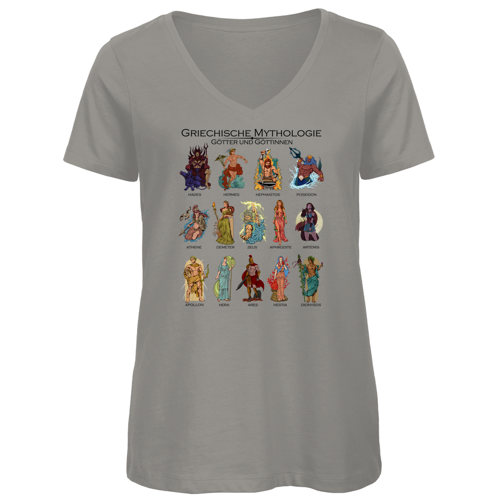 Götter der griechischen Mythologie - Damen Premium V-Neck T-Shirt