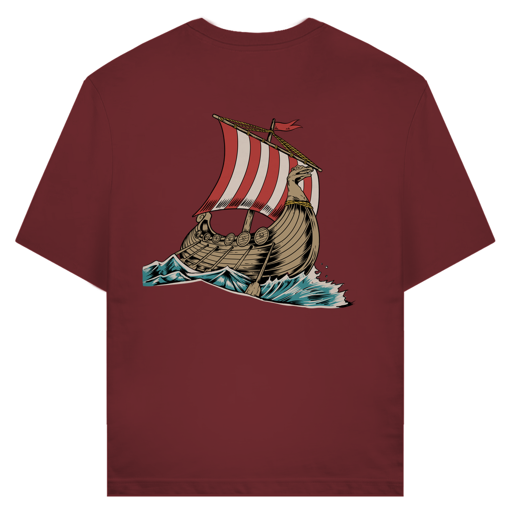 Wikinger-Langschiff-Crew - Unisex Premium T-Shirt