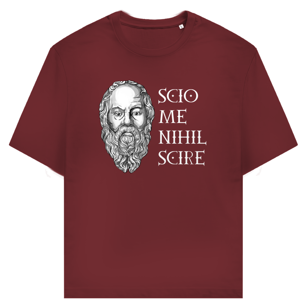 Sokrates - Scio me nihil scire - Unisex Premium T-Shirt