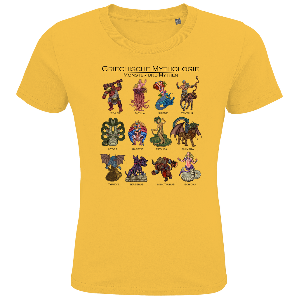 Monster der griechischen Mythologie - Kinder Premium Bio T-Shirt