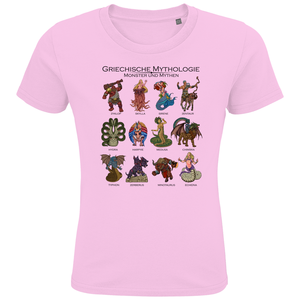Monster der griechischen Mythologie - Kinder Premium Bio T-Shirt