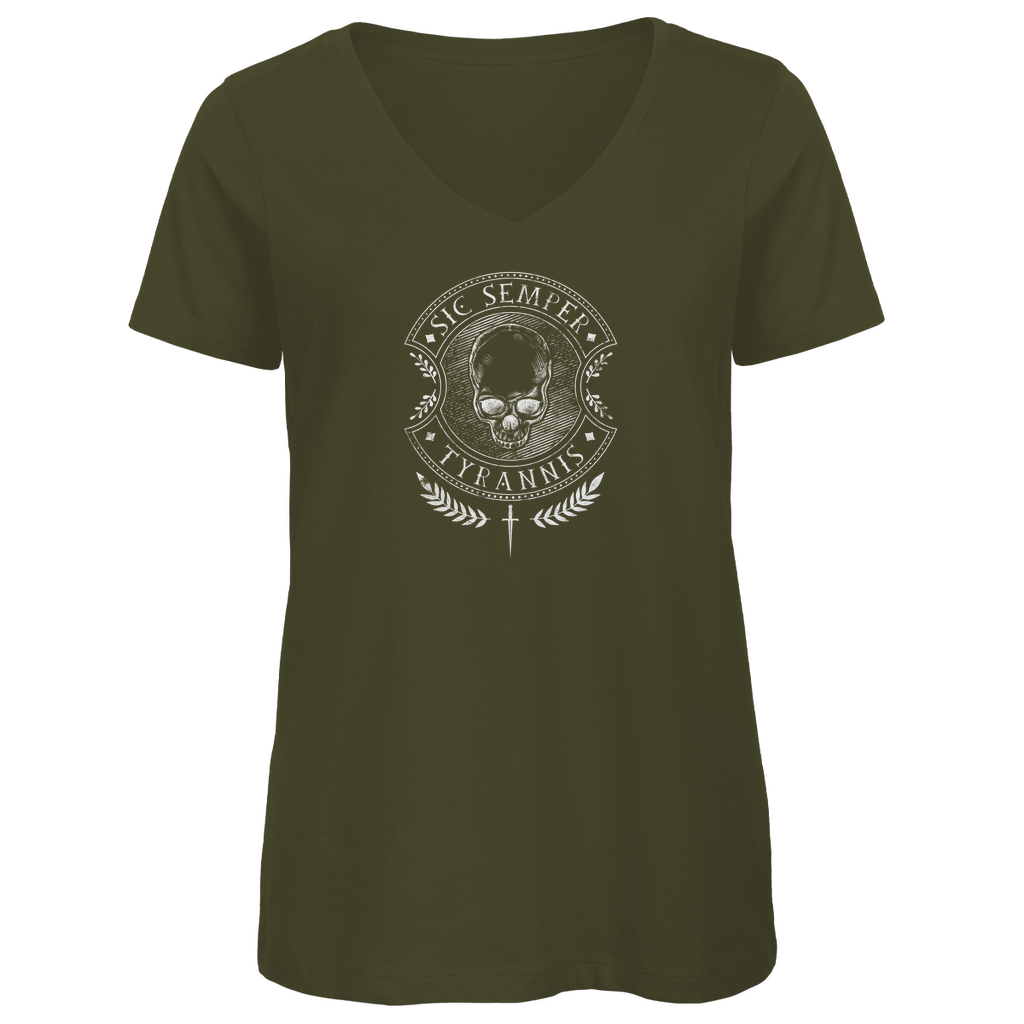 Sic Semper Tyrannis - Damen Premium V-Neck T-Shirt