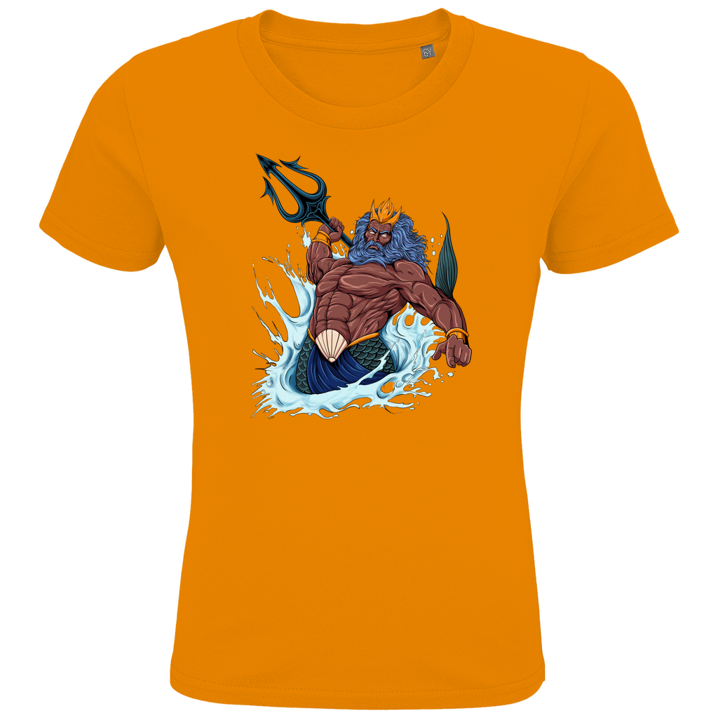 Poseidon - Griechischer Gott - Kinder Premium Bio T-Shirt
