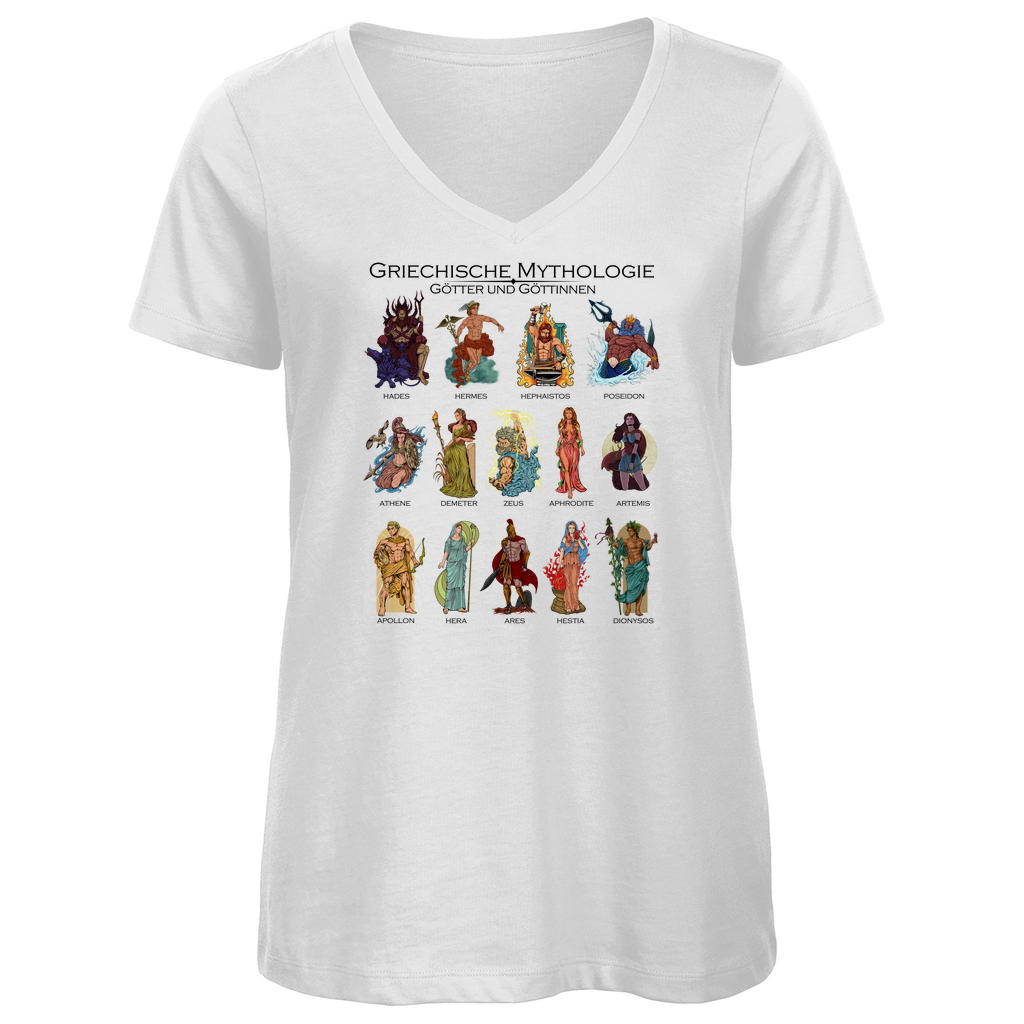 Götter der griechischen Mythologie - Damen Premium V-Neck T-Shirt