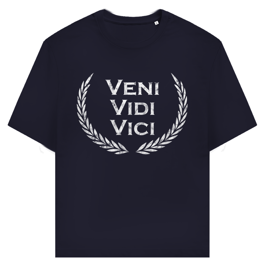 Veni Vidi Vici mit Lorbeerkranz - Unisex Premium T-Shirt