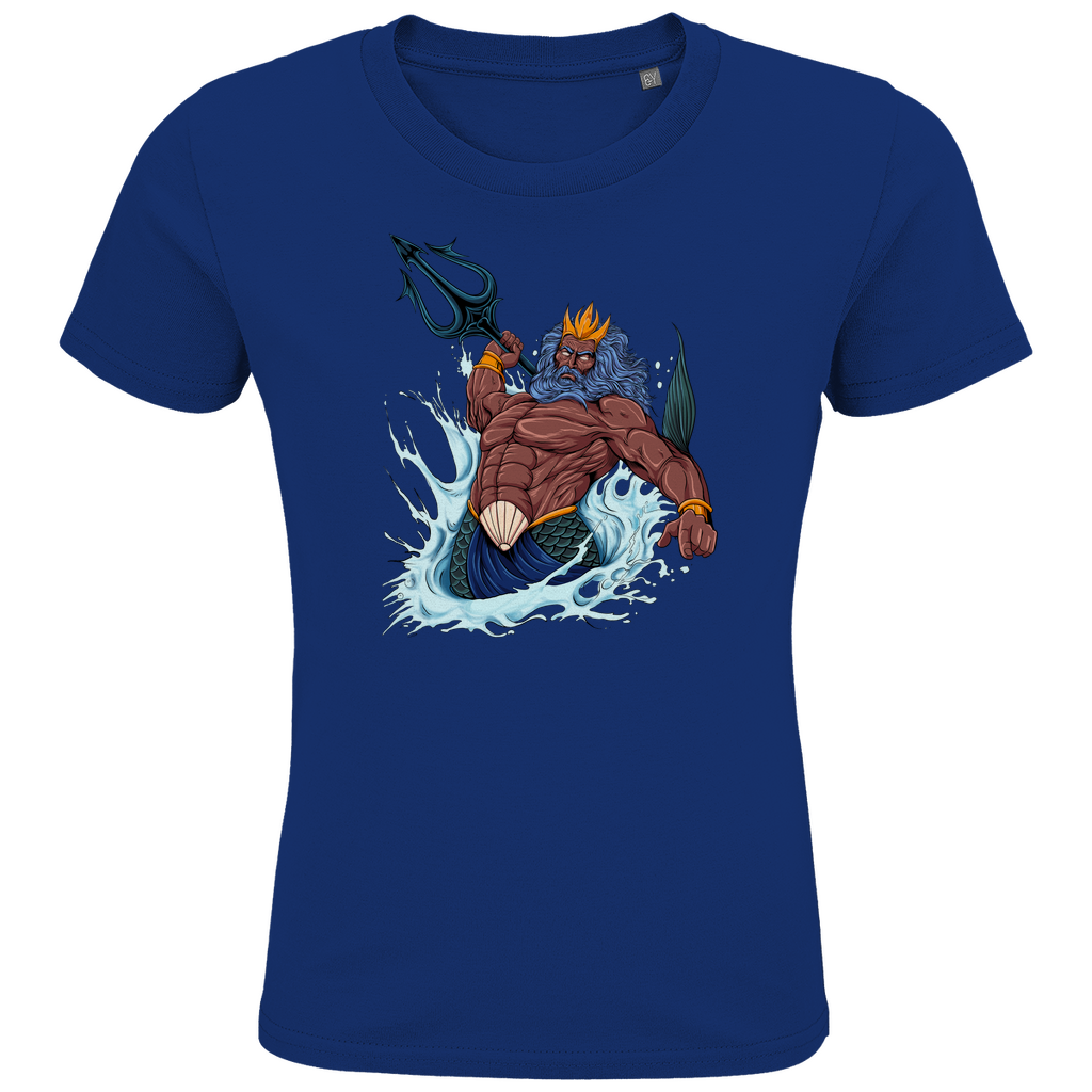 Poseidon - Griechischer Gott - Kinder Premium Bio T-Shirt