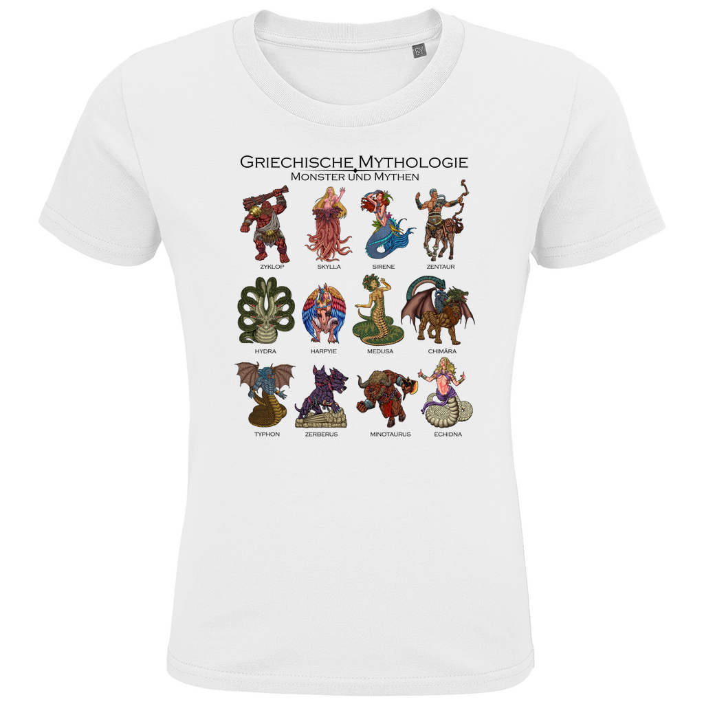 Monster der griechischen Mythologie - Kinder Premium Bio T-Shirt