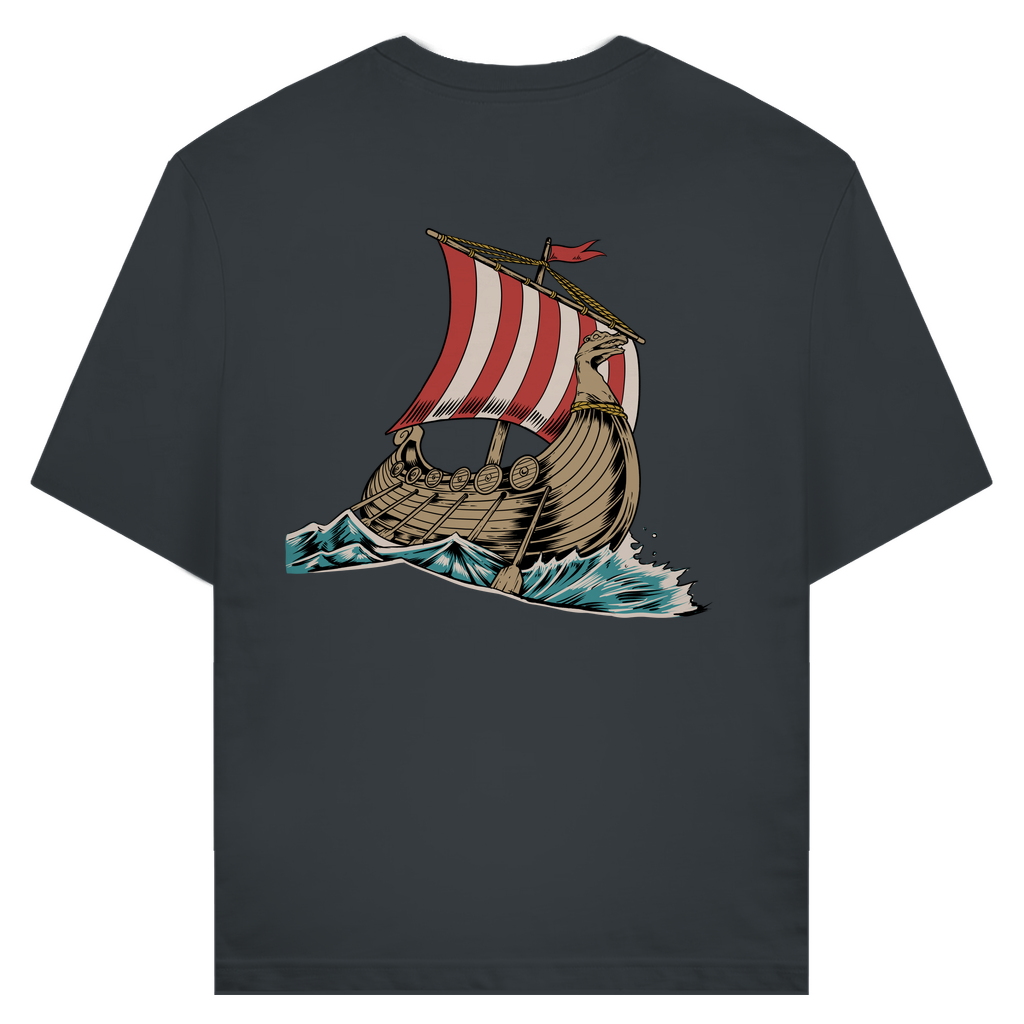 Wikinger-Langschiff-Crew - Unisex Premium T-Shirt