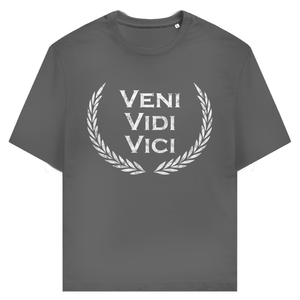 Veni Vidi Vici mit Lorbeerkranz - Unisex Premium T-Shirt