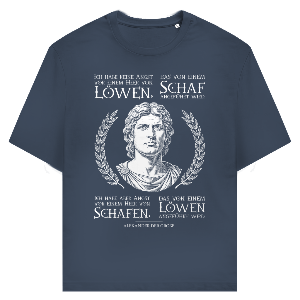 Alexander der Große – Löwe & Schafe - Unisex Premium T-Shirt