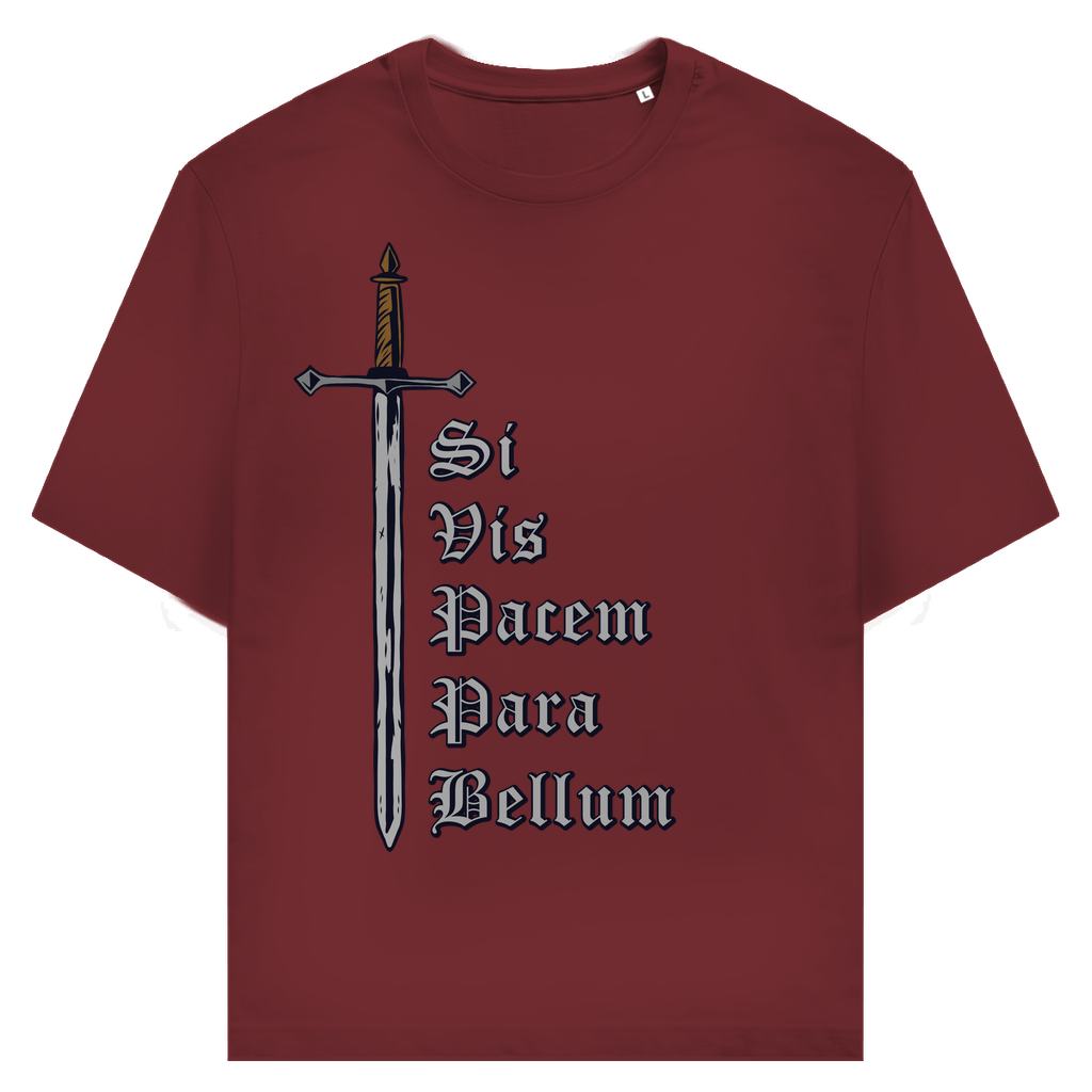 Si Vis Pacem Para Bellum mit Schwert - Unisex Premium T-Shirt
