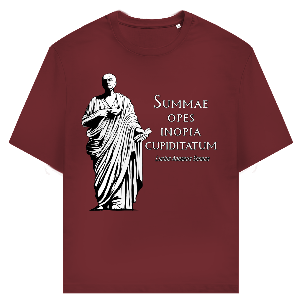 Seneca - Summae Opes Inopia Cupiditatum - Unisex Premium T-Shirt