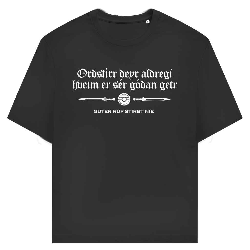 Guter Ruf stirbt nie - Orðstírr deyr aldregi - Unisex Premium T-Shirt