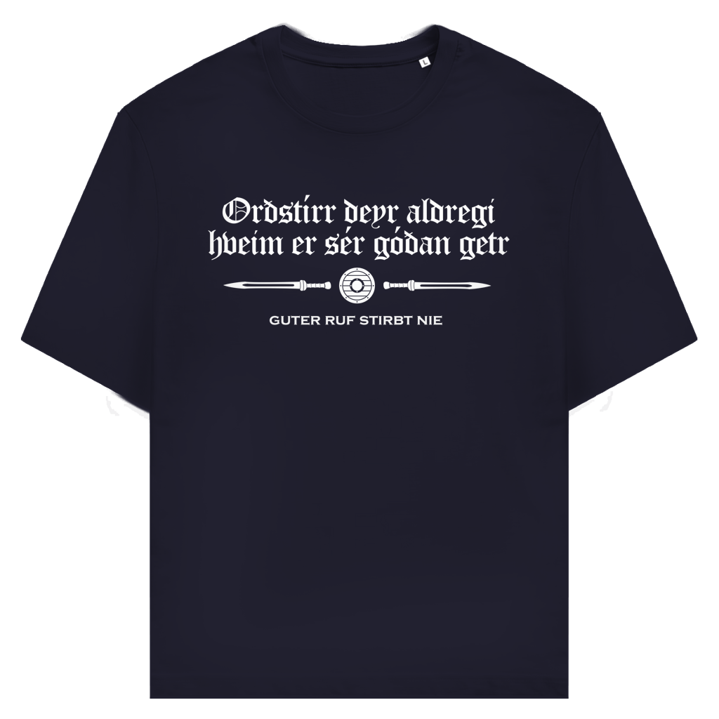 Guter Ruf stirbt nie - Orðstírr deyr aldregi - Unisex Premium T-Shirt