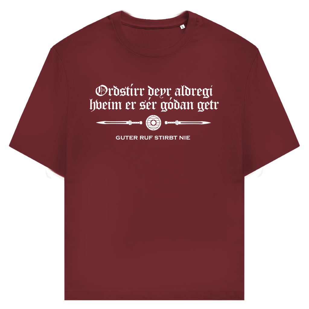 Guter Ruf stirbt nie - Orðstírr deyr aldregi - Unisex Premium T-Shirt