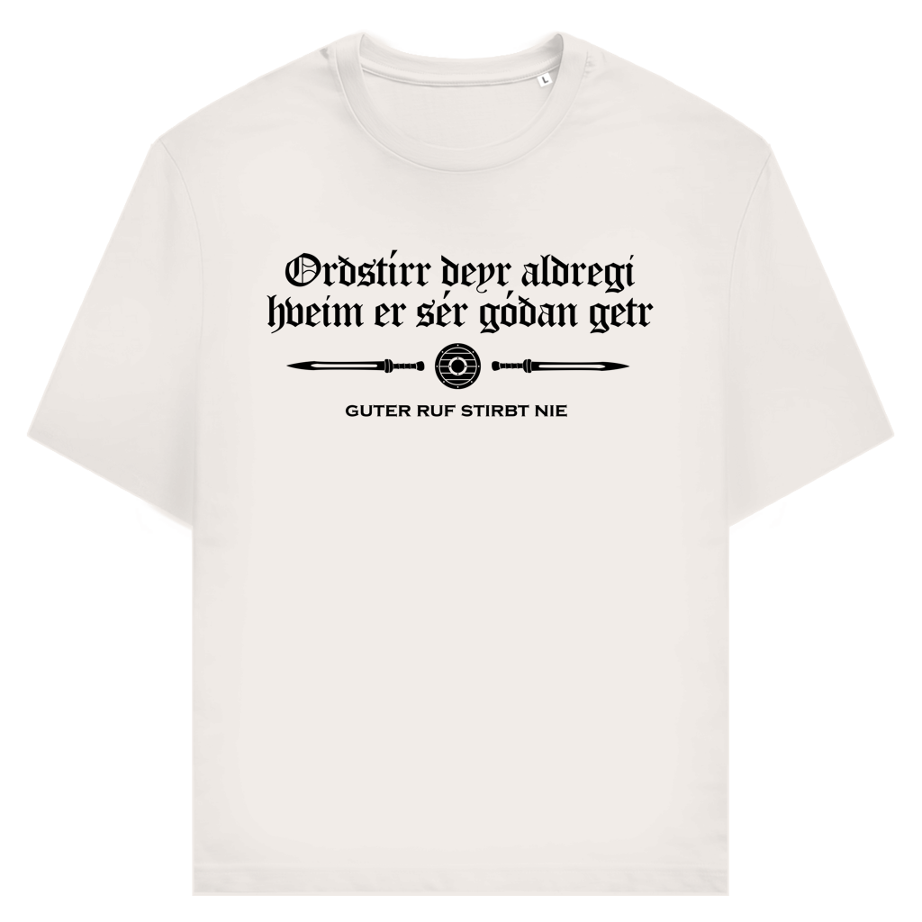 Guter Ruf stirbt nie - Orðstírr deyr aldregi - Unisex Premium T-Shirt