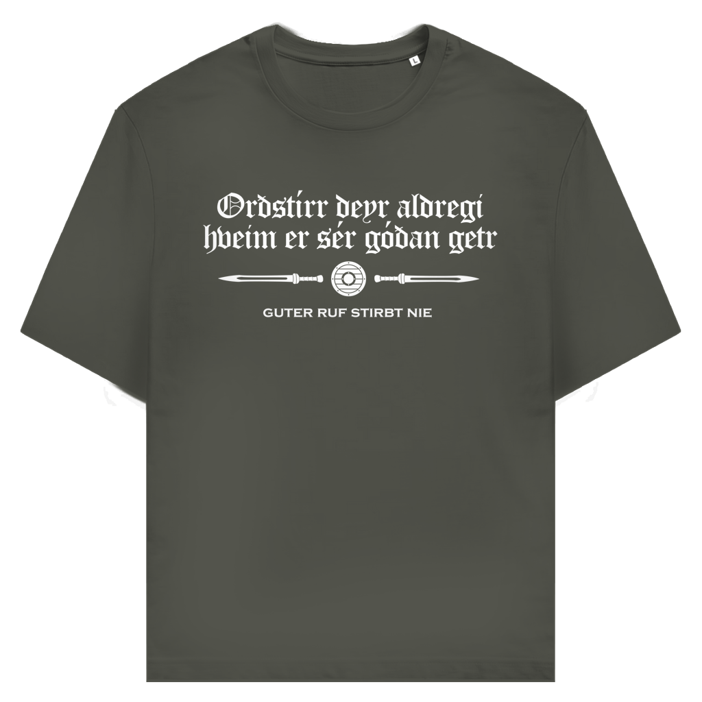 Guter Ruf stirbt nie - Orðstírr deyr aldregi - Unisex Premium T-Shirt