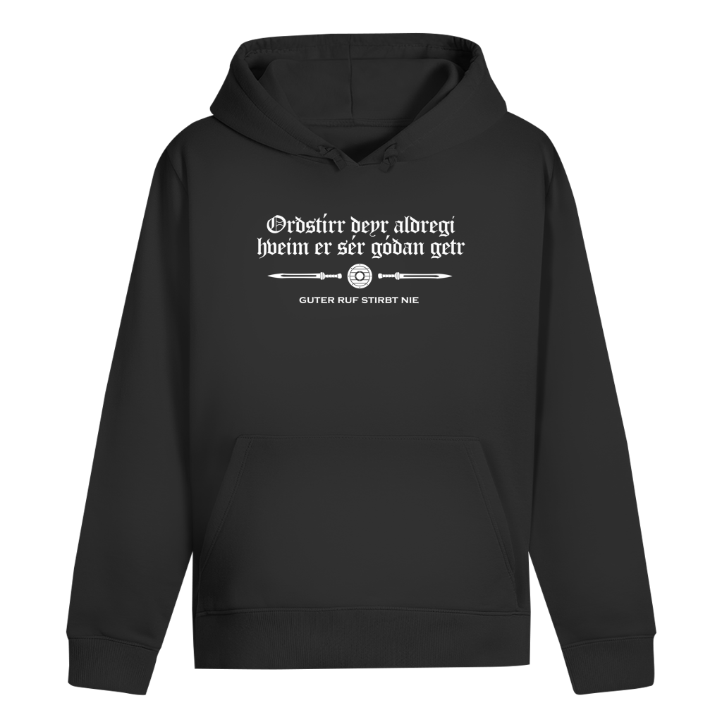 Guter Ruf stirbt nie - Orðstírr deyr aldregi - Unisex Hoodie