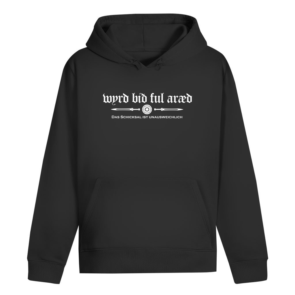 Das Schicksal ist unausweichlich - Wyrd bið ful aræd - Unisex Hoodie