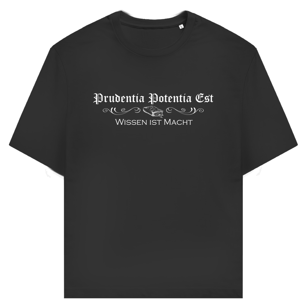 Prudentia Potentia Est – Wissen ist Macht - Unisex Premium T-Shirt