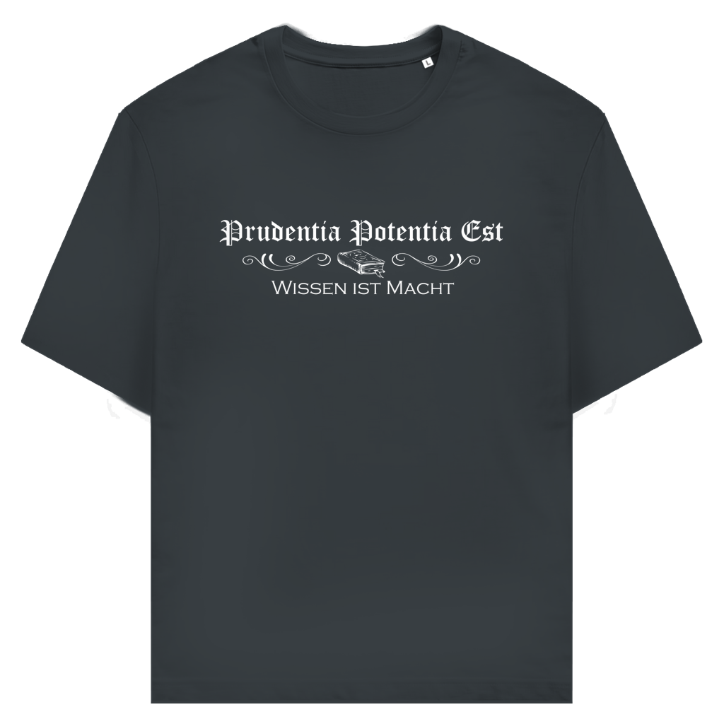 Prudentia Potentia Est – Wissen ist Macht - Unisex Premium T-Shirt