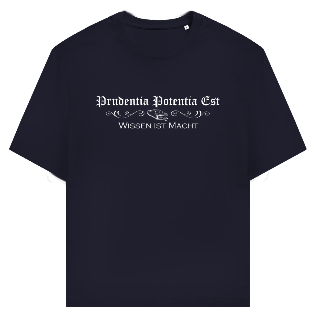 Prudentia Potentia Est – Wissen ist Macht - Unisex Premium T-Shirt