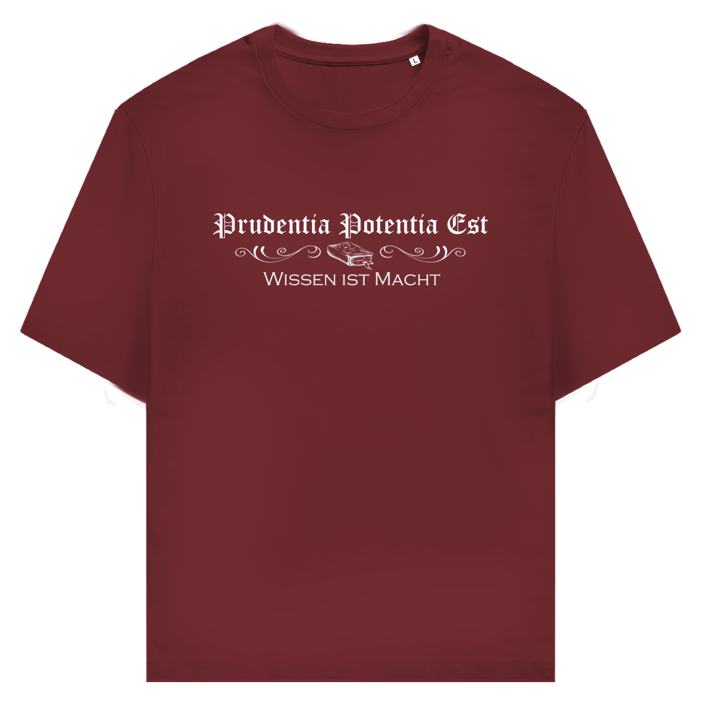 Prudentia Potentia Est – Wissen ist Macht - Unisex Premium T-Shirt