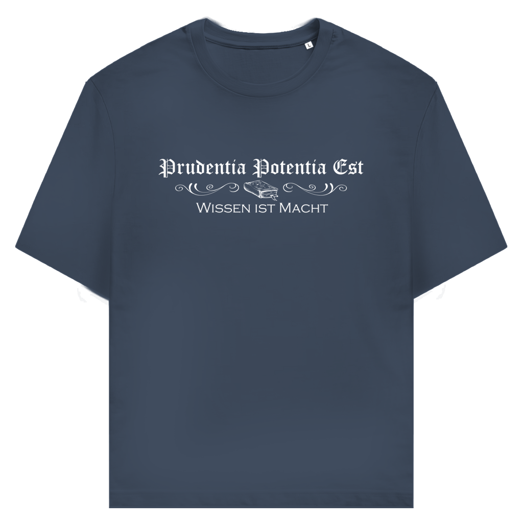 Prudentia Potentia Est – Wissen ist Macht - Unisex Premium T-Shirt