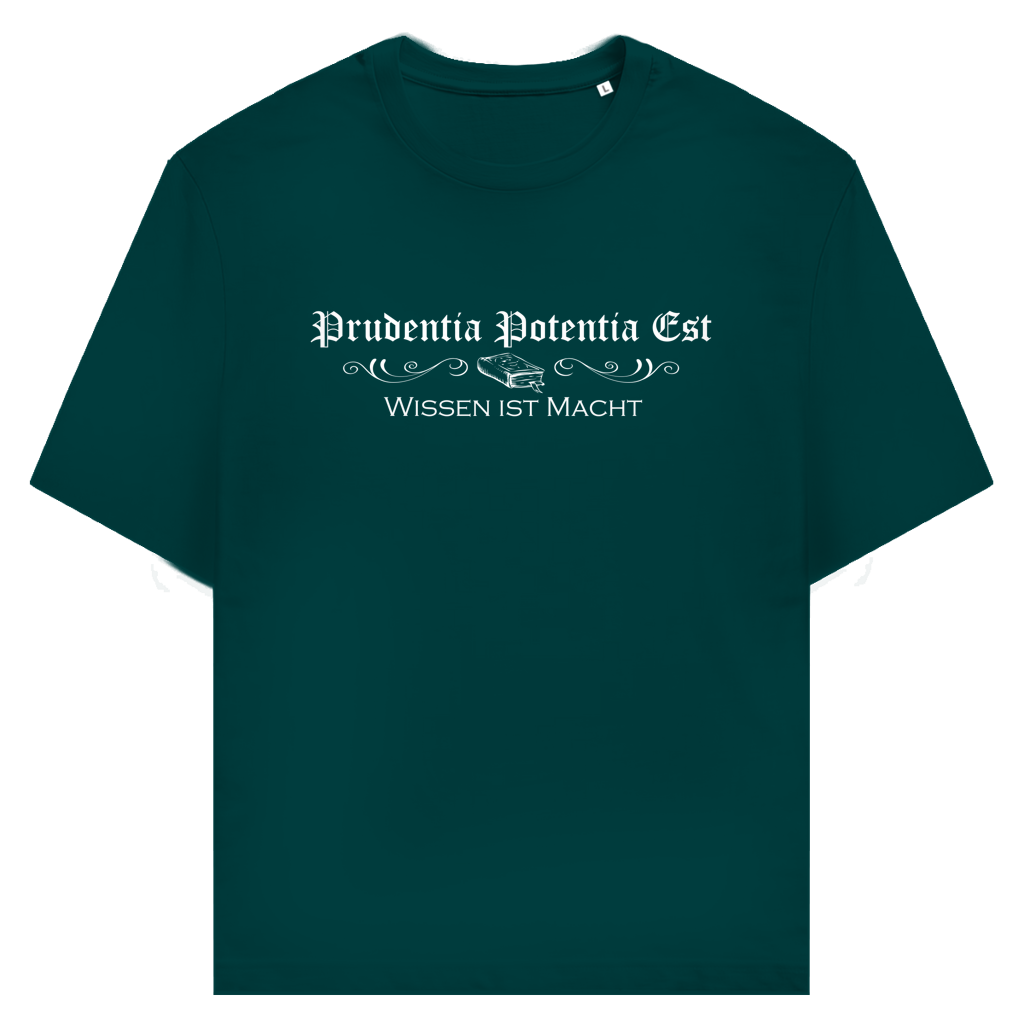 Prudentia Potentia Est – Wissen ist Macht - Unisex Premium T-Shirt