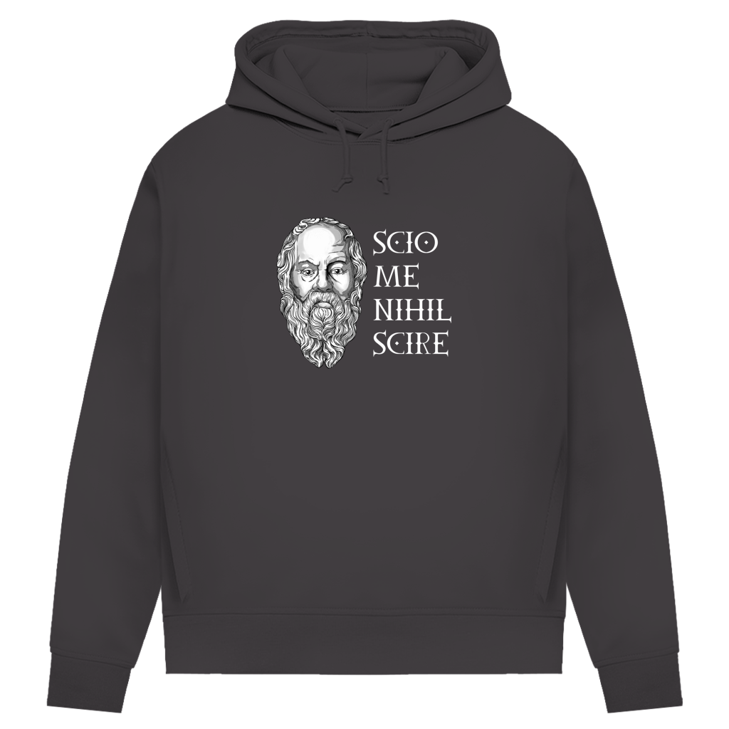 Sokrates - Scio me nihil scire - Damen Premium Hoodie