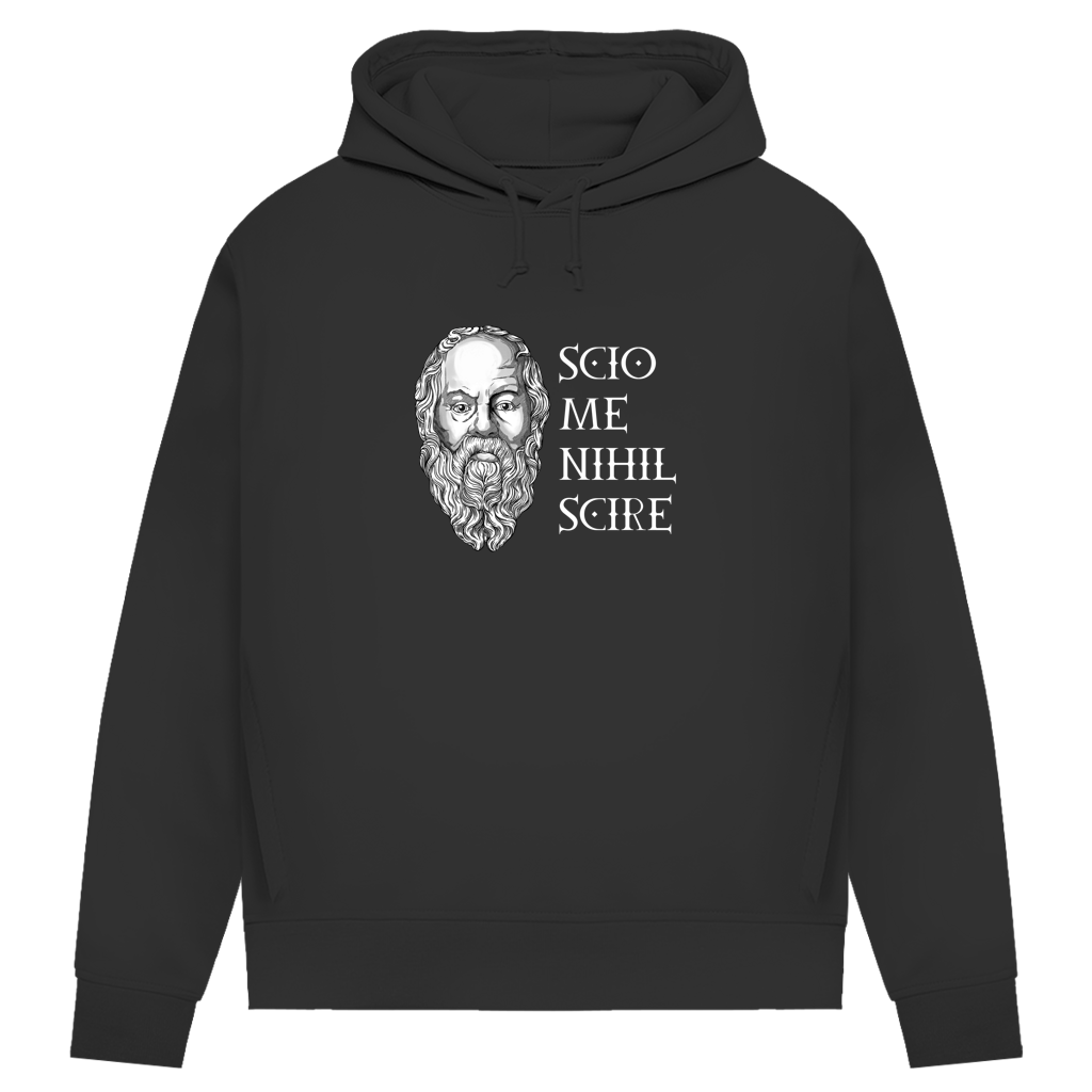 Sokrates - Scio me nihil scire - Damen Premium Hoodie