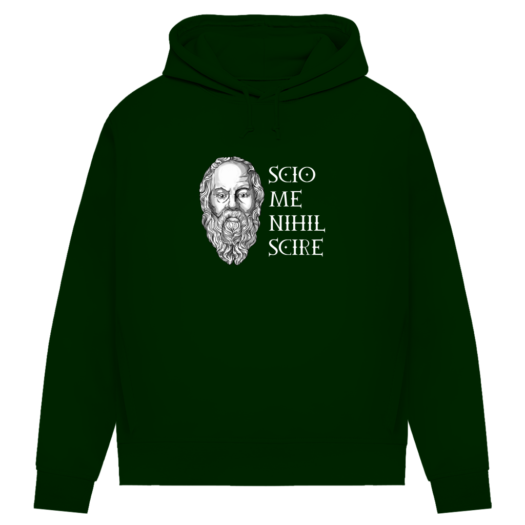 Sokrates - Scio me nihil scire - Damen Premium Hoodie