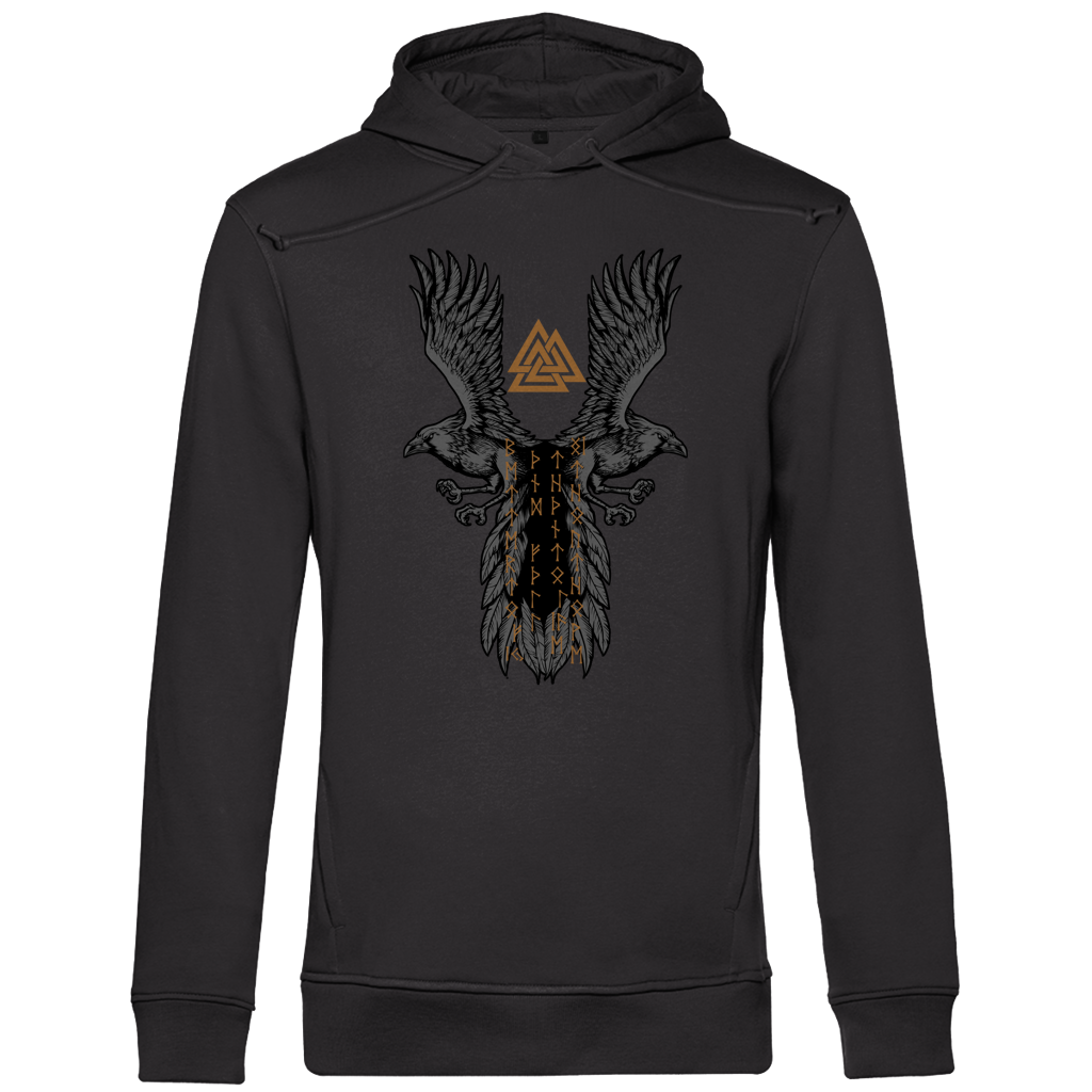 Hugin & Munin – Valknut und Runen - Herren Premium Hoodie