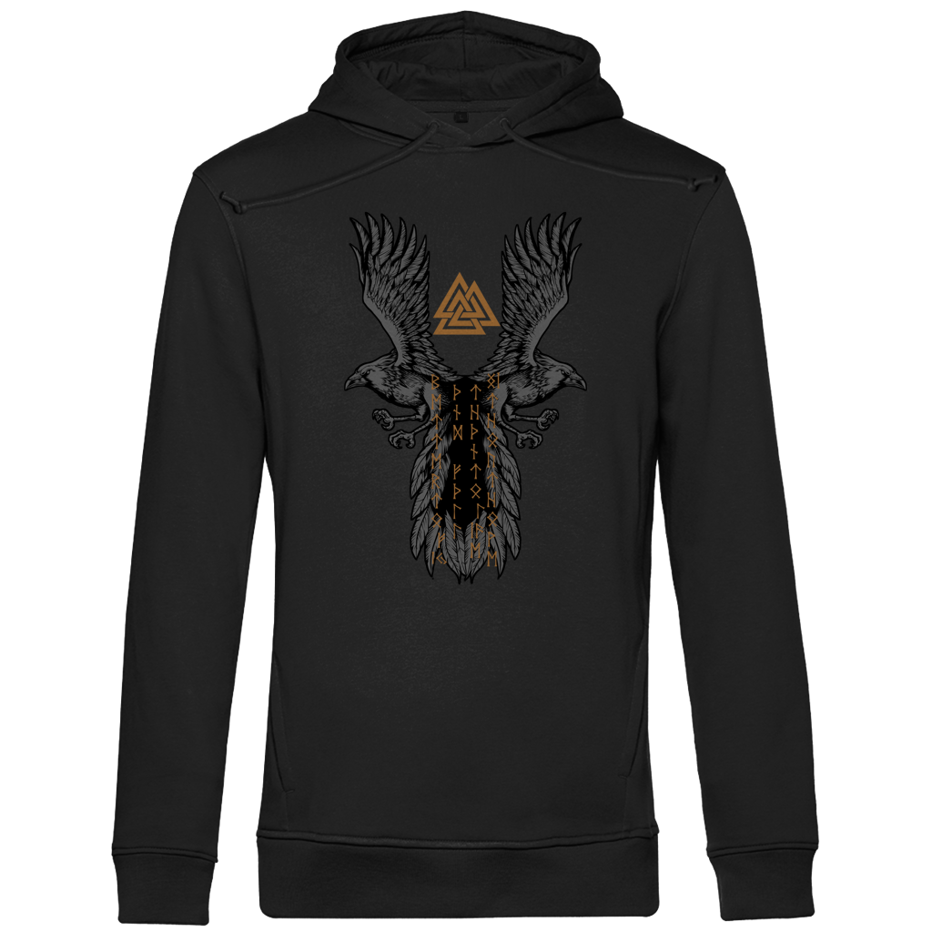 Hugin & Munin – Valknut und Runen - Herren Premium Hoodie