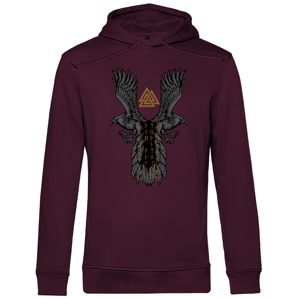Hugin & Munin – Valknut und Runen - Herren Premium Hoodie