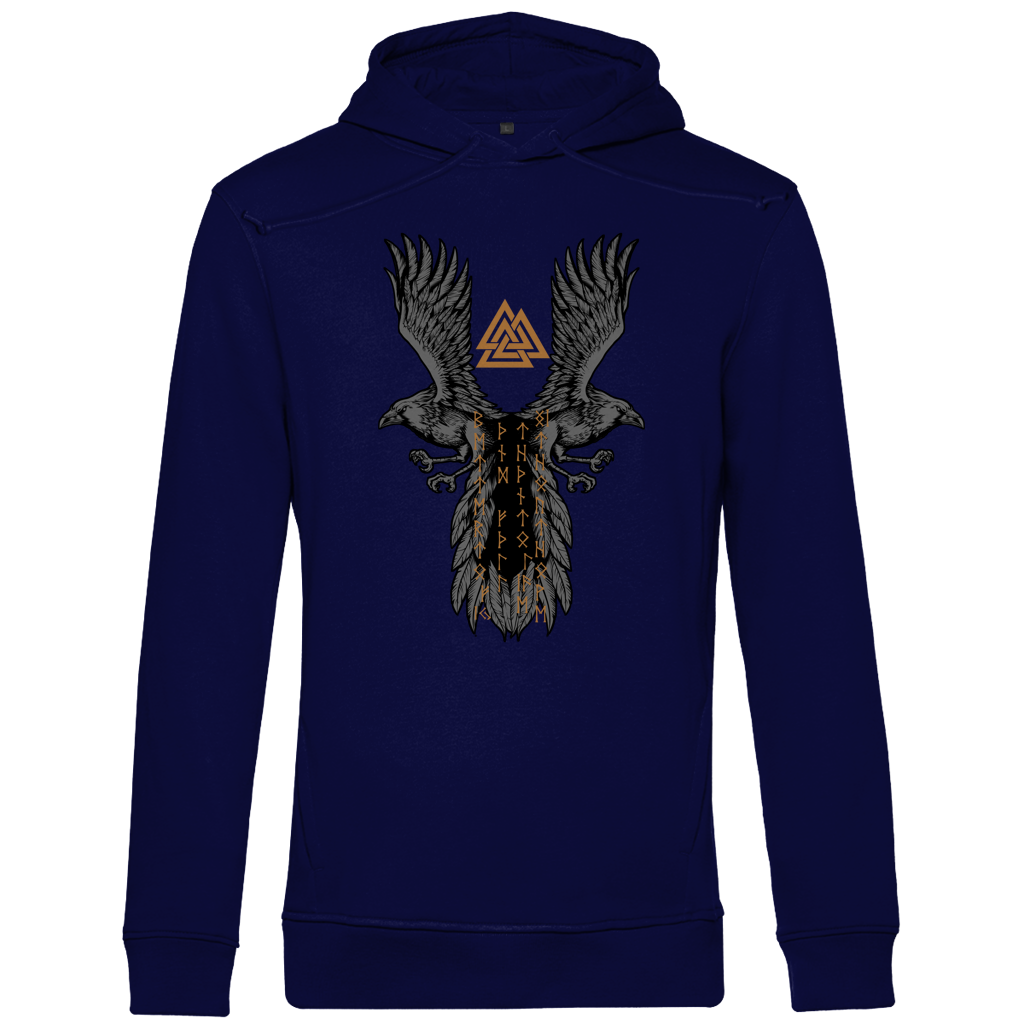 Hugin & Munin – Valknut und Runen - Herren Premium Hoodie