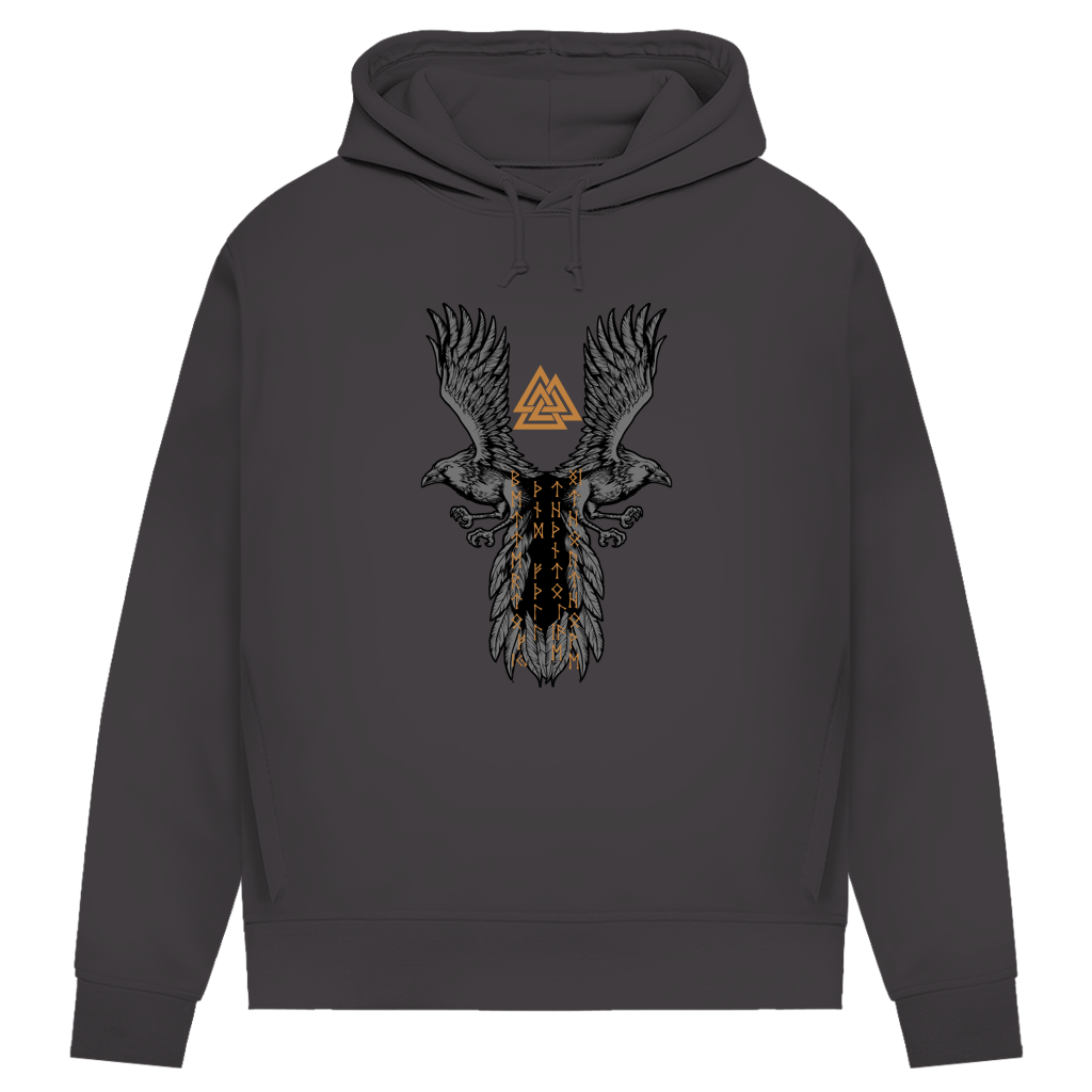 Hugin & Munin – Valknut und Runen - Damen Premium Hoodie