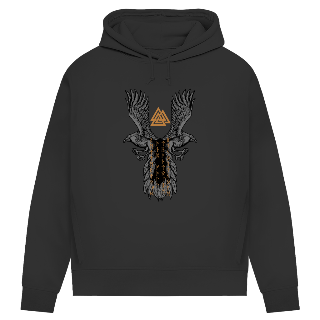 Hugin & Munin – Valknut und Runen - Damen Premium Hoodie