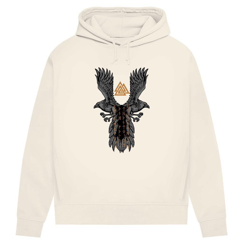 Hugin & Munin – Valknut und Runen - Damen Premium Hoodie