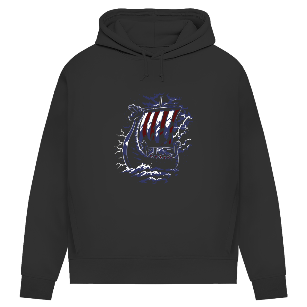Drachenkopf-Wikingerschiff - Damen Premium Hoodie