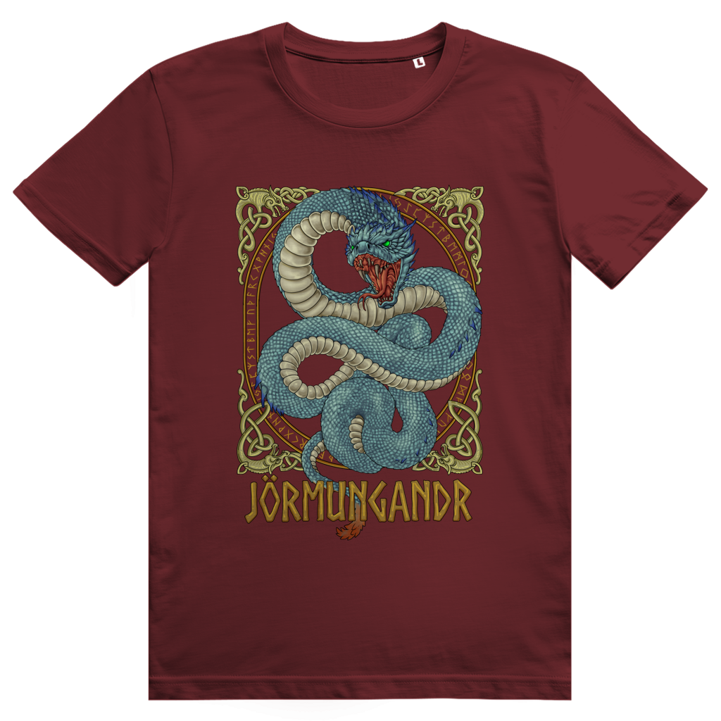 Jörmungandr Schlange - Unisex Premium T-Shirt