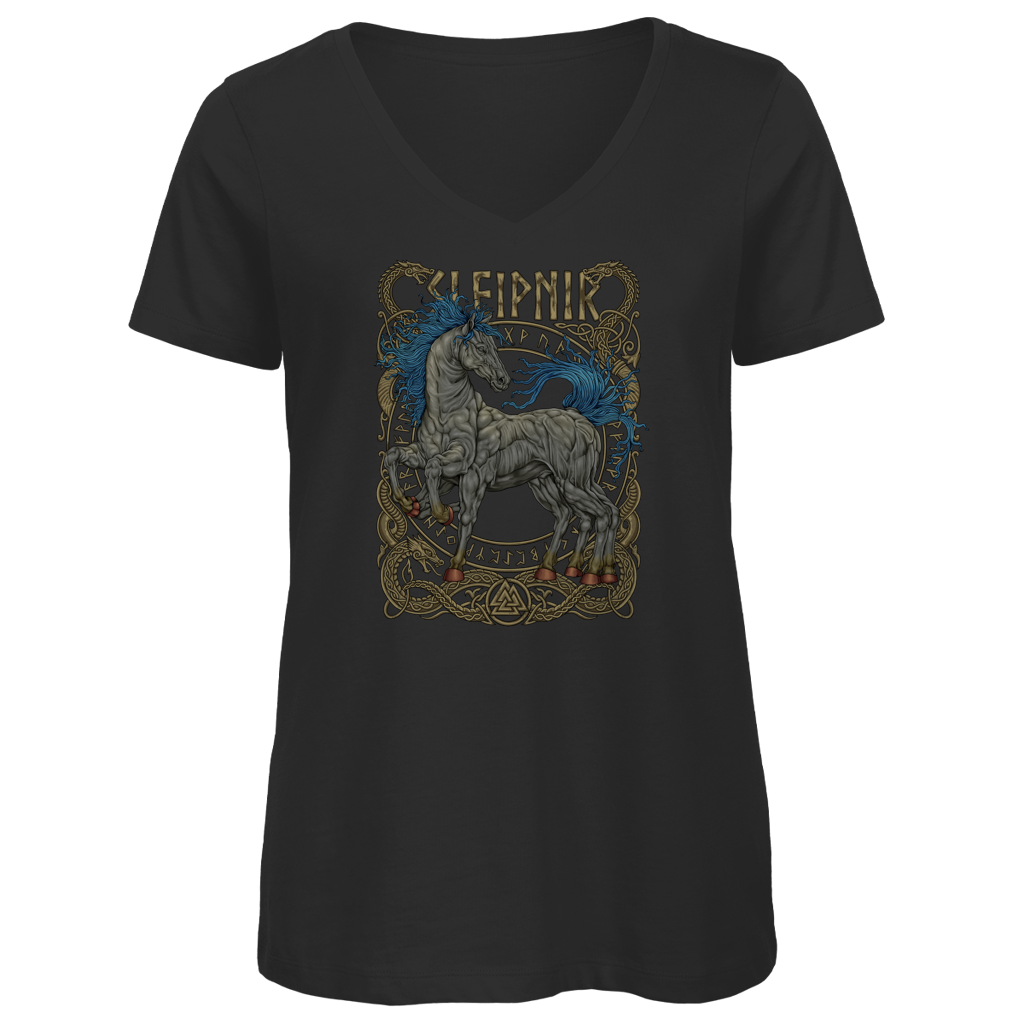 Sleipnir - Damen Premium V-Neck T-Shirt