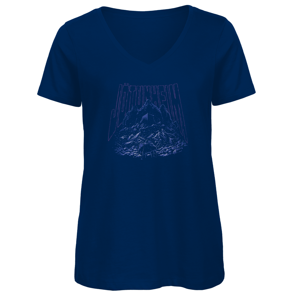 Jötunheim - Damen Premium V-Neck T-Shirt