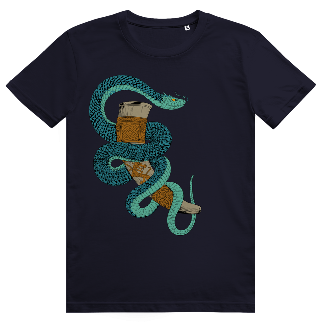 Die Midgardschlange & Trinkhorn - Unisex Premium T-Shirt