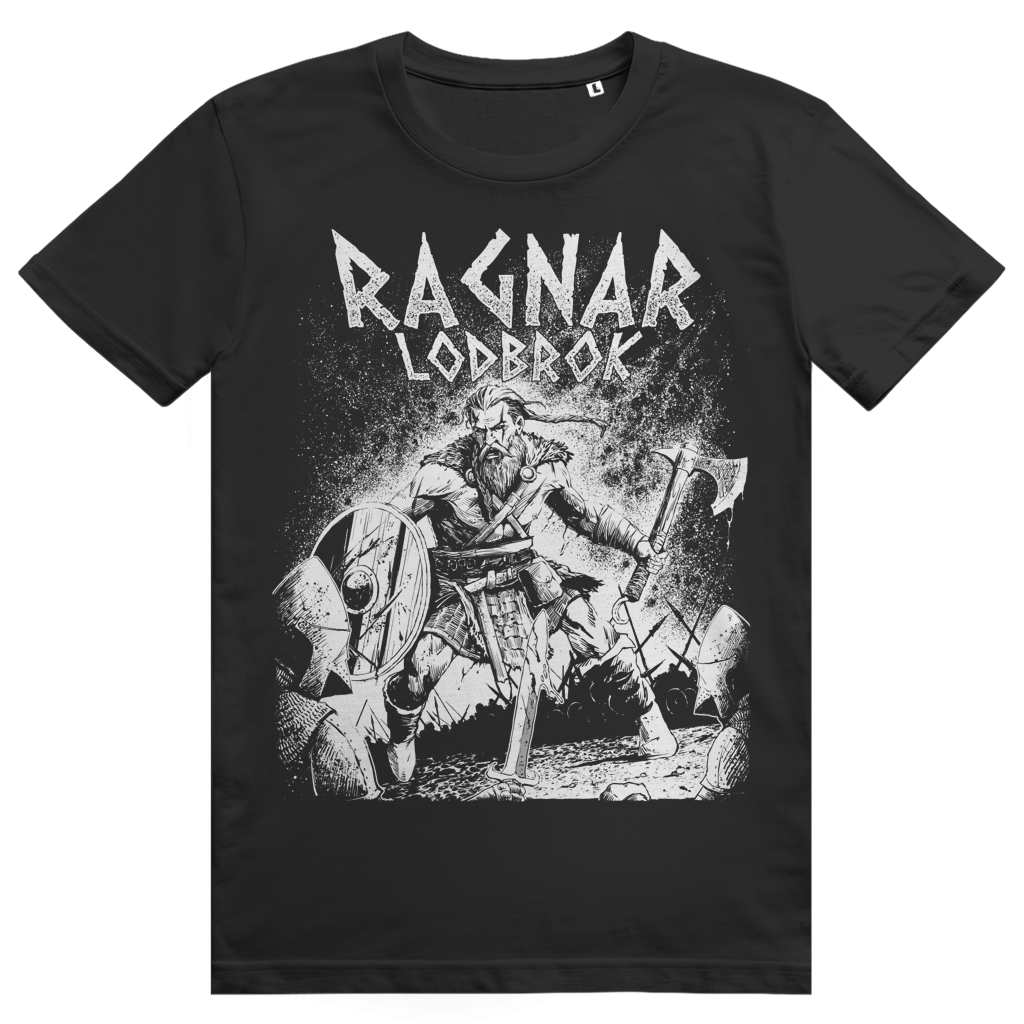 Ragnar Lodbrok im Kampf - Unisex Premium T-Shirt